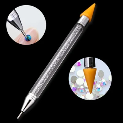 Nail Art Gem Wax Pen Rhinestone & Nail Dotting DOT Pen Маникюрный инструмент